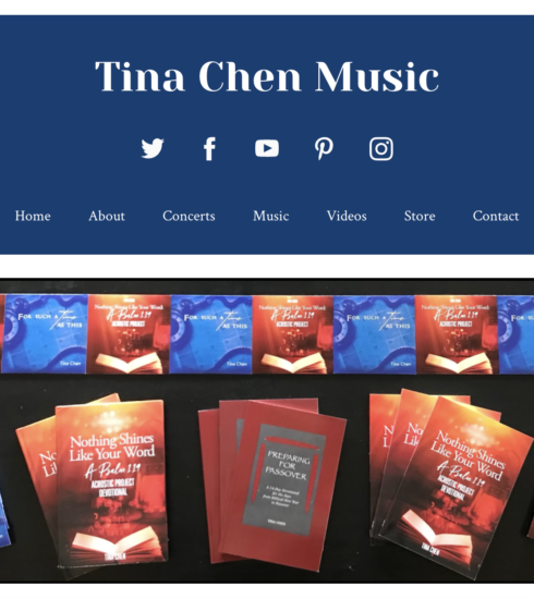 Tina Chen Music website